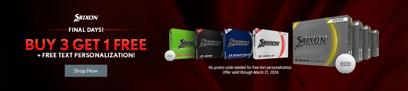 Srixon Buy 3 Get 1 Free | Shop Now