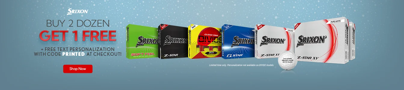 Srixon Buy 2 Get 1 Holiday Offer + Get Free Text Personalization | Shop Now