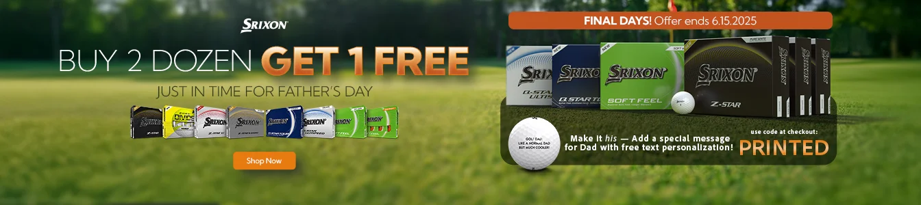 Buy 2 Dozen Get 1 Free Srixon Golf Balls - Limited Time Only | Shop Now