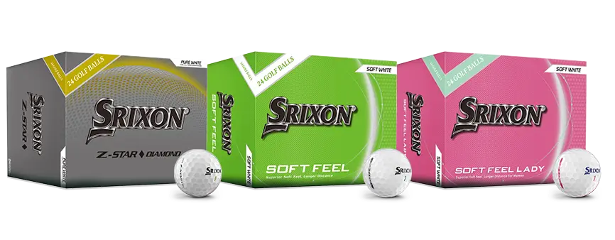 2 Dozen Srixon Z-Star Golf Balls with various Z-Star Colors around the box