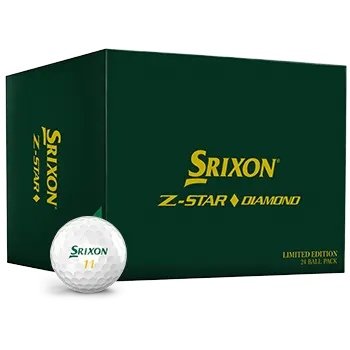 2 Dozen Srixon Z-Star Diamond Golf Balls with various Z-Star Diamond Colors around the box