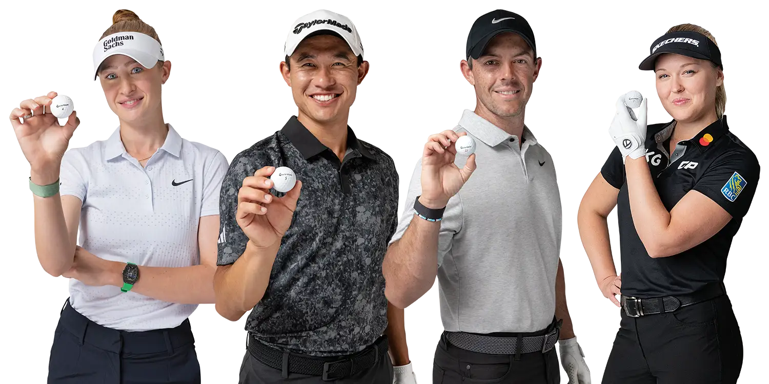 TaylorMade Pros - Nelly Korda, Collin Morikawa, Rory McIlroy and Brooke Henderson