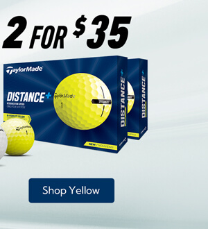 TaylorMade Distance+ Golf Balls 2 for $35 - Shop Yellow