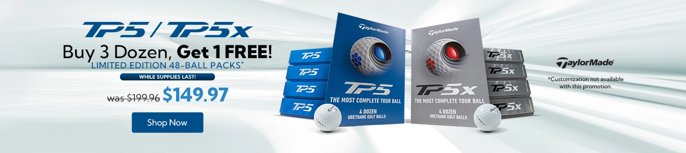 TaylorMade Limited Edition 48-Dozen Packs of TP5 and TP5x Golf Balls | Shop Now