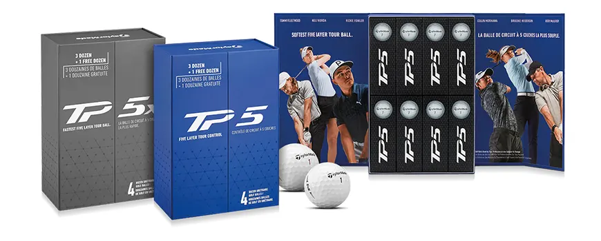 TaylorMade TP5 and TP5x Athlete Packs