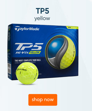 Shop Taylor Made TP5 Yellow Golf Balls