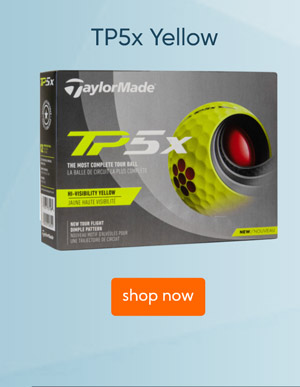 Shop Taylor Made 2021 TP5x Yellow Golf Balls