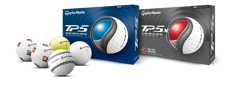 TaylorMade TP5 and TP5x Golf Balls