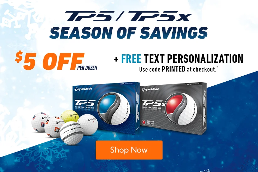 TaylorMade TP5 and TP5x Price Drop - $5 Off