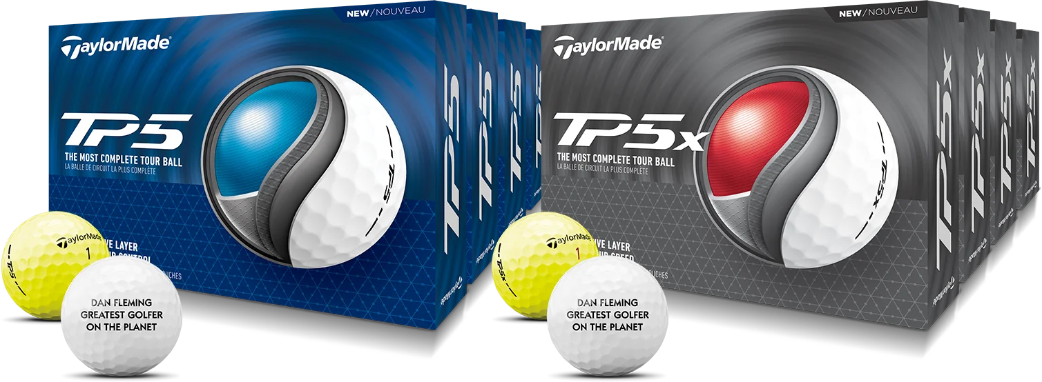 TaylorMade TP5 and TP5x