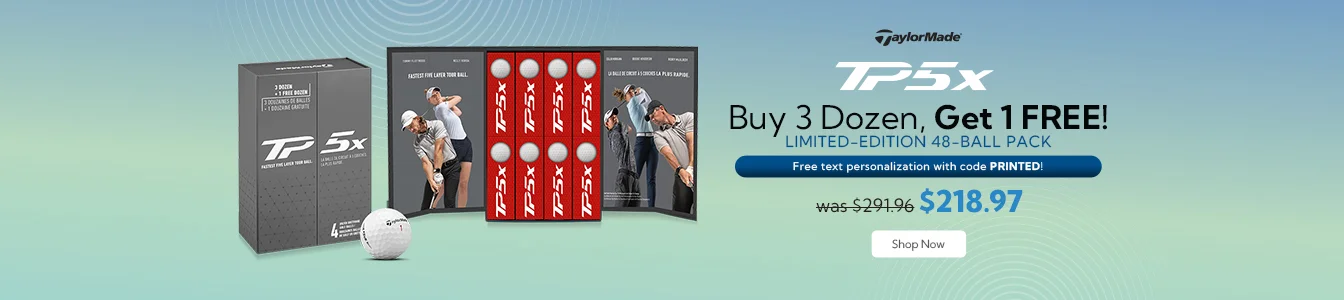 TaylorMade TP5x Buy 3 Dozen Get 1 Dozen Free Limited Edition 48-Ball Box