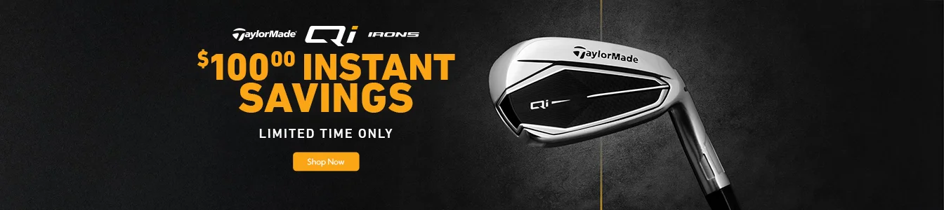 Season of Savings on TaylorMade Qi Irons | Shop Now