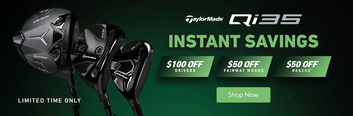 $100 Instant Savings on TaylorMade Qi Irons