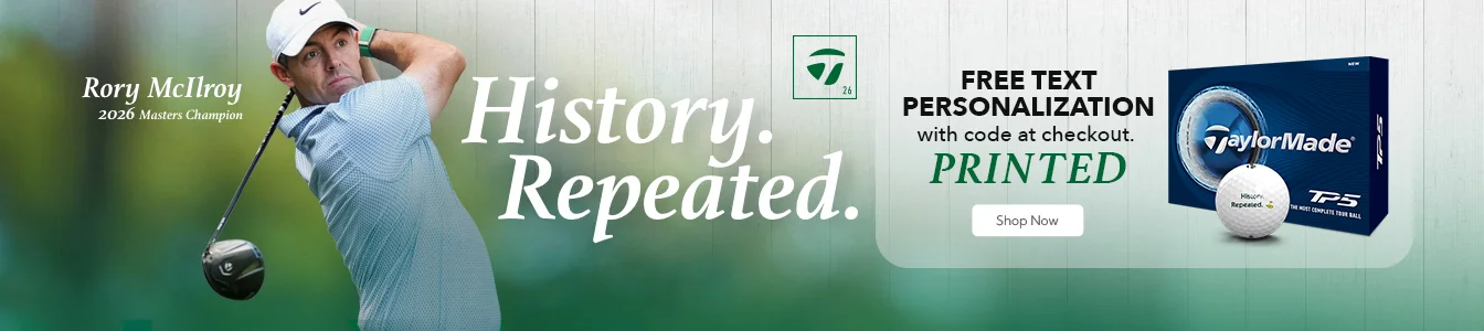 History Repeated. Rory McIlroy wins the 2026 Masters Championship | Shop TaylorMade TP5