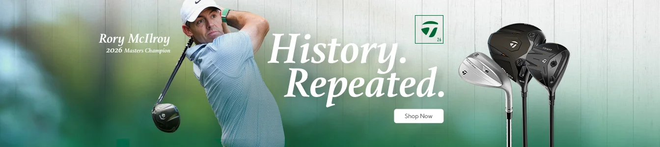 History Repeated. Rory McIlroy wins the 2026 Masters Championship | Shop the TaylorMade Clubs in Rory's Bag