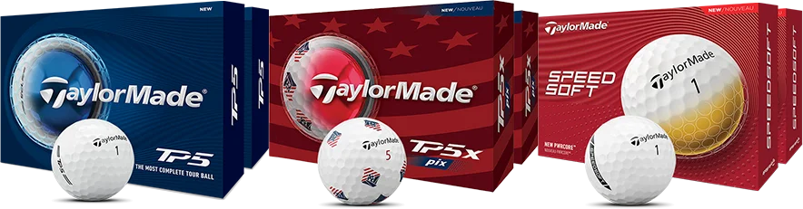 TaylorMade TP5 and TP5x Golf Balls