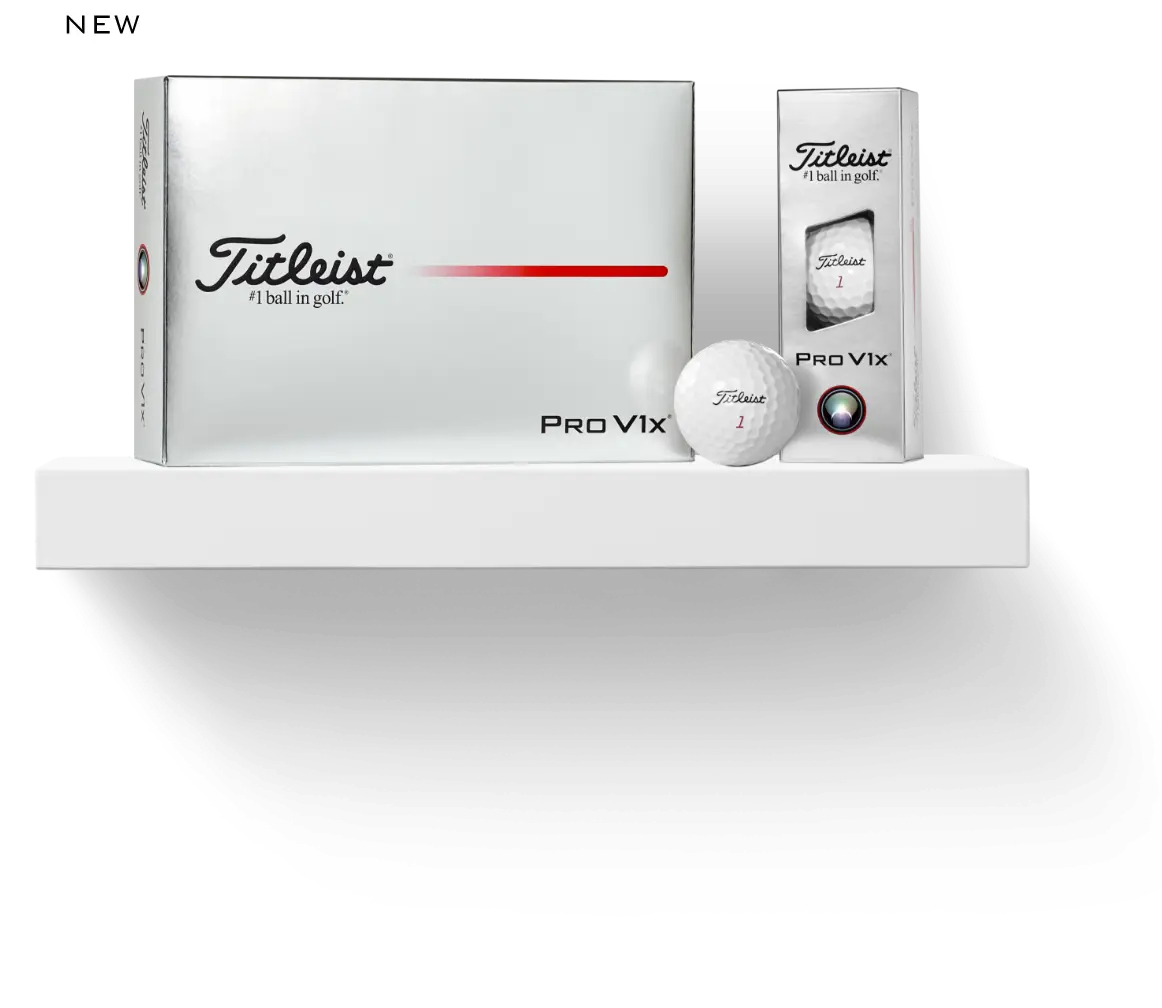 Titleist 2025 Pro V1x on Shelf