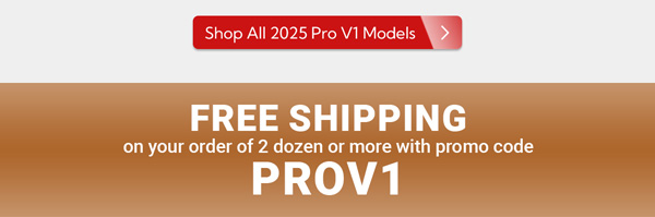 Shop All 2025 Pro V1 Models + Get Free Shipping on your order of 2 dozen or more with code PROV1