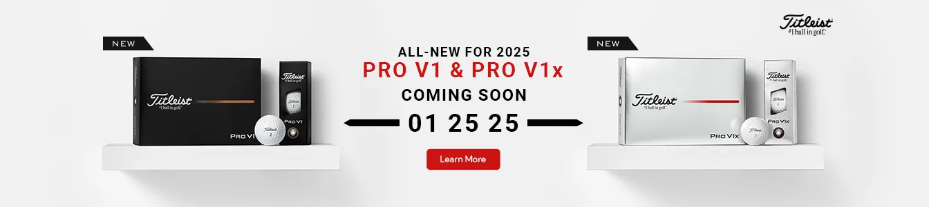 All-New for 2025 - Titleist Pro V1 and Pro V1x Golf Balls - COMING SOON! | Learn More