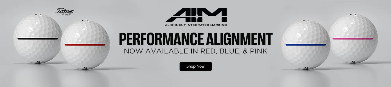 Titleist Performance Alignment Golf Balls Now Available in Pink, Red, and Blue | Shop Now