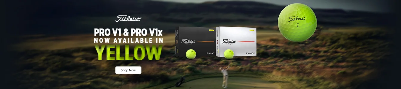 Titleist Pro V1 and Pro V1x Now Available in Yellow! | Shop Now