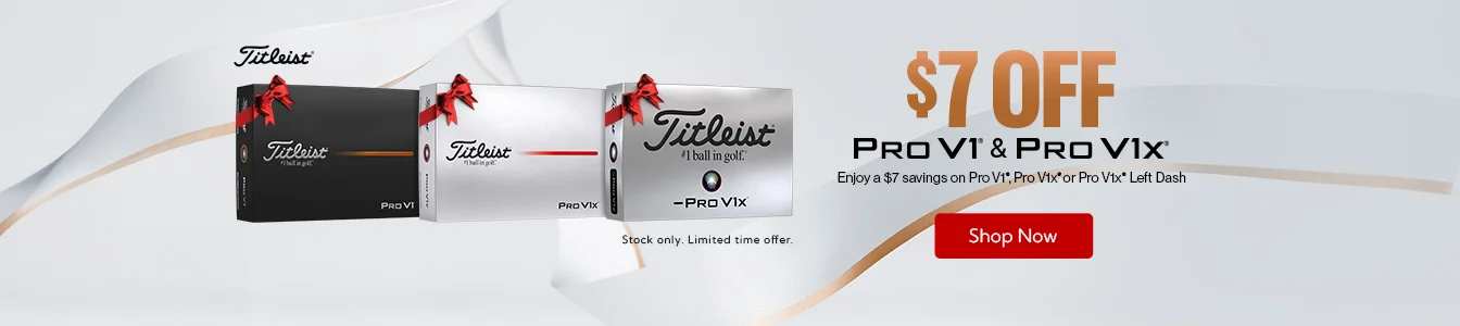 $7 Off Titleist Pro V1 and Pro V1x Golf Balls for a Limited Time | Shop Now