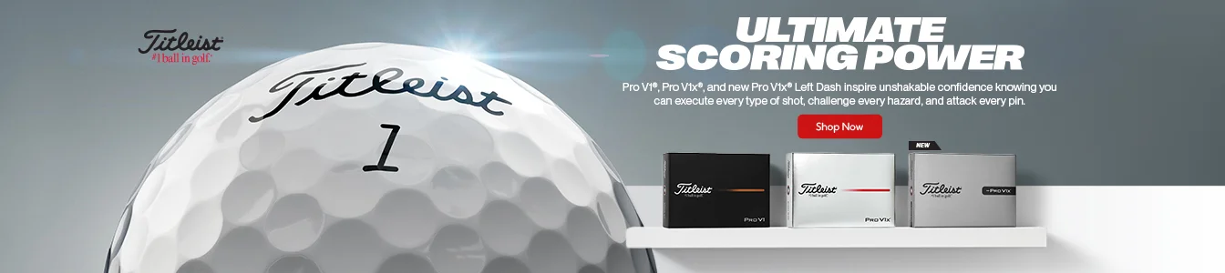 2025 Titleist Pro V1 and Pro V1x Golf Balls + 2026 Pro V1x Left Dash | Shop Now