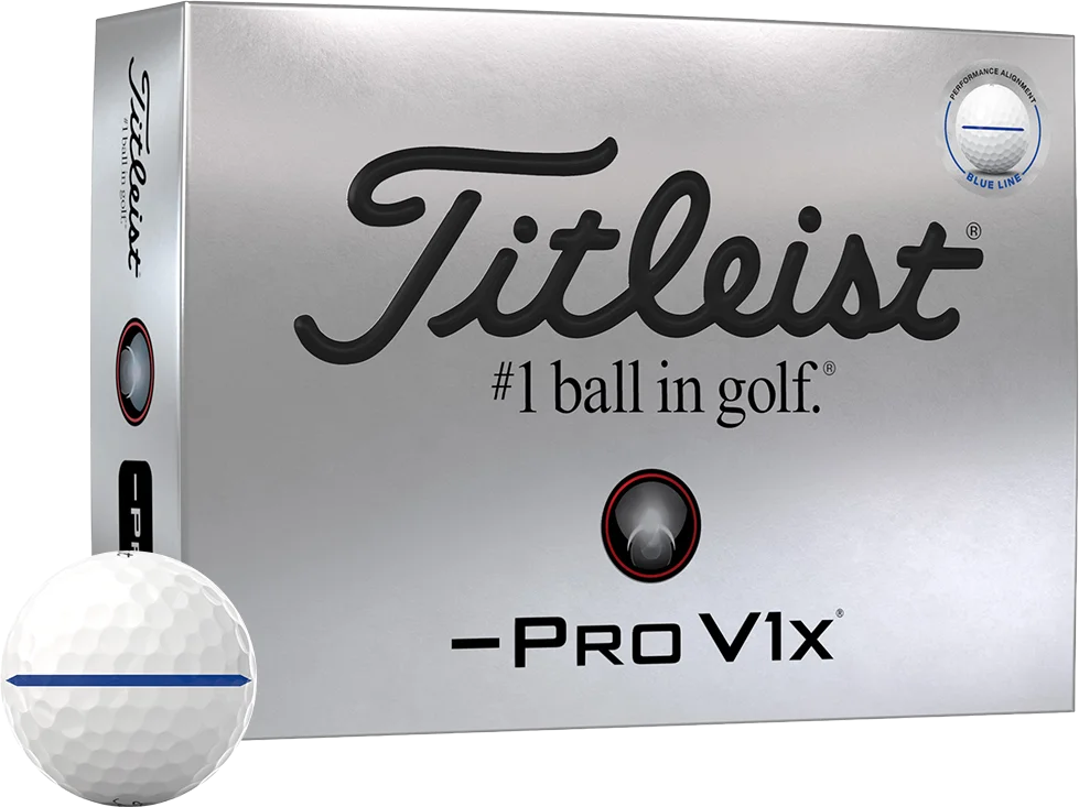 Pro V1x Left Dash Performance Alignment - Blue