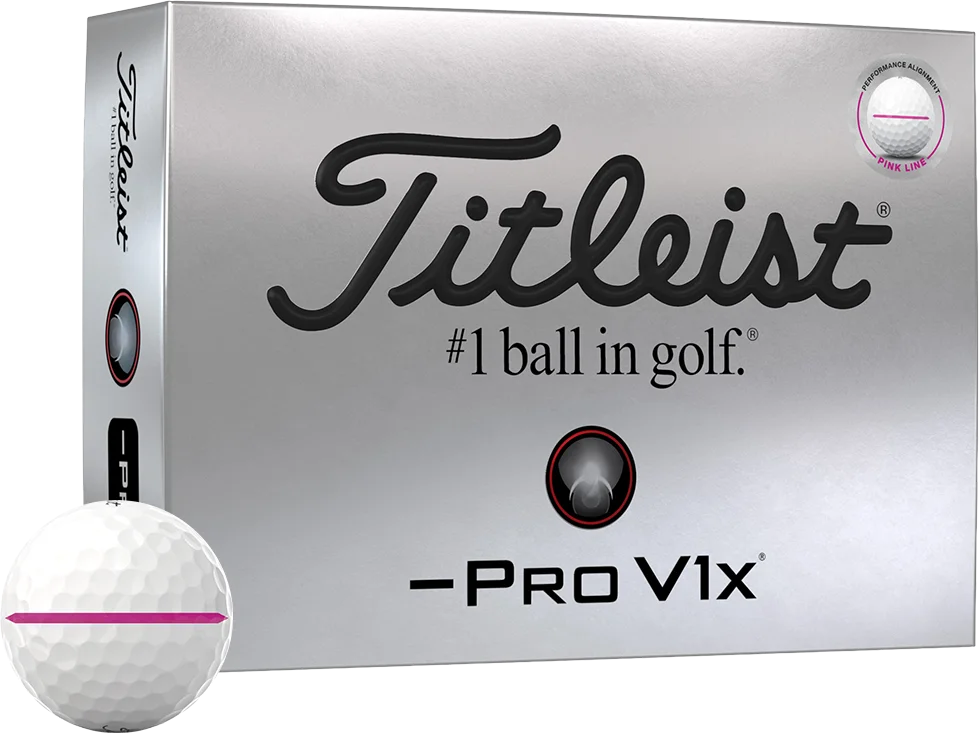 Pro V1x Left Dash Performance Alignment - Pink