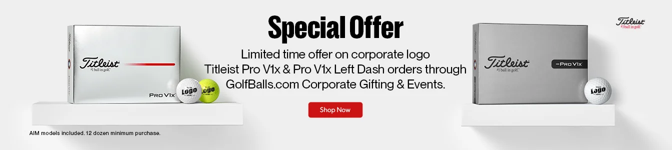 Limited-Time Speicl Offer from Titleist on Select Golf Balls with Your Logo | Shop Now