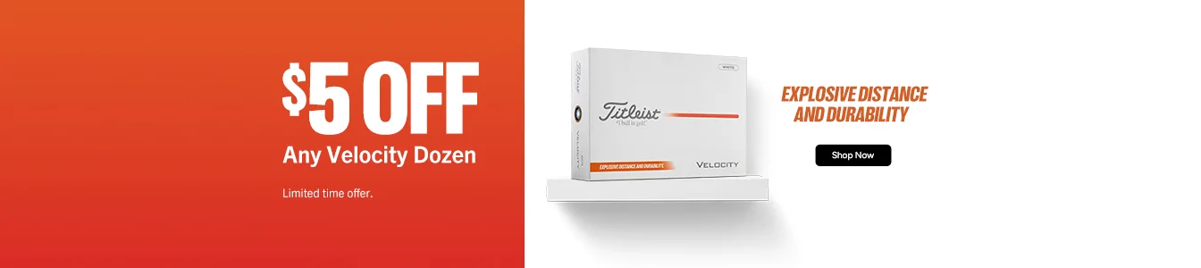 $5 Off Titleist Velocity Golf Balls | Shop Now