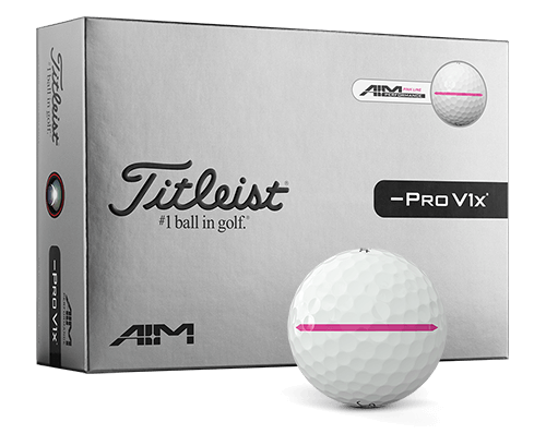 Pro V1x Left Dash Performance Alignment Pink Ink