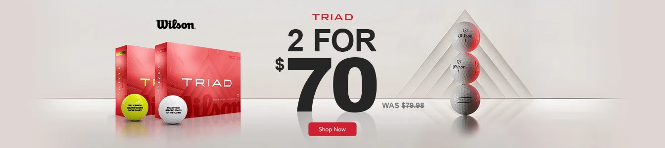 Limited Time Offer - Wilson Triad - Buy Two For $70