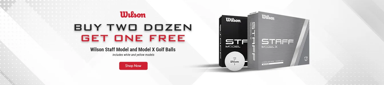 Limited Time Offer - Wilson Staff Model and Model X Golf Balls - Buy Two Dozen Get One Free 