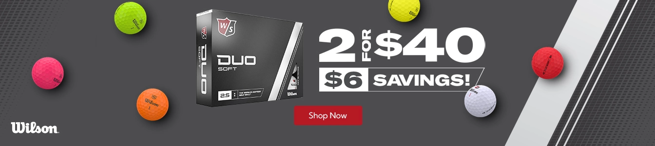 Wilson Staff DUO Soft now 2 for $40 - Limited Time! | Shop Now