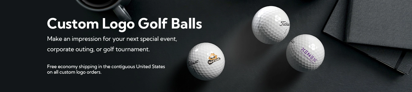Custom Logo Logo Golf Balls | Free Economy Shipping on all Custom Logo orders in the contiguous 48 United States