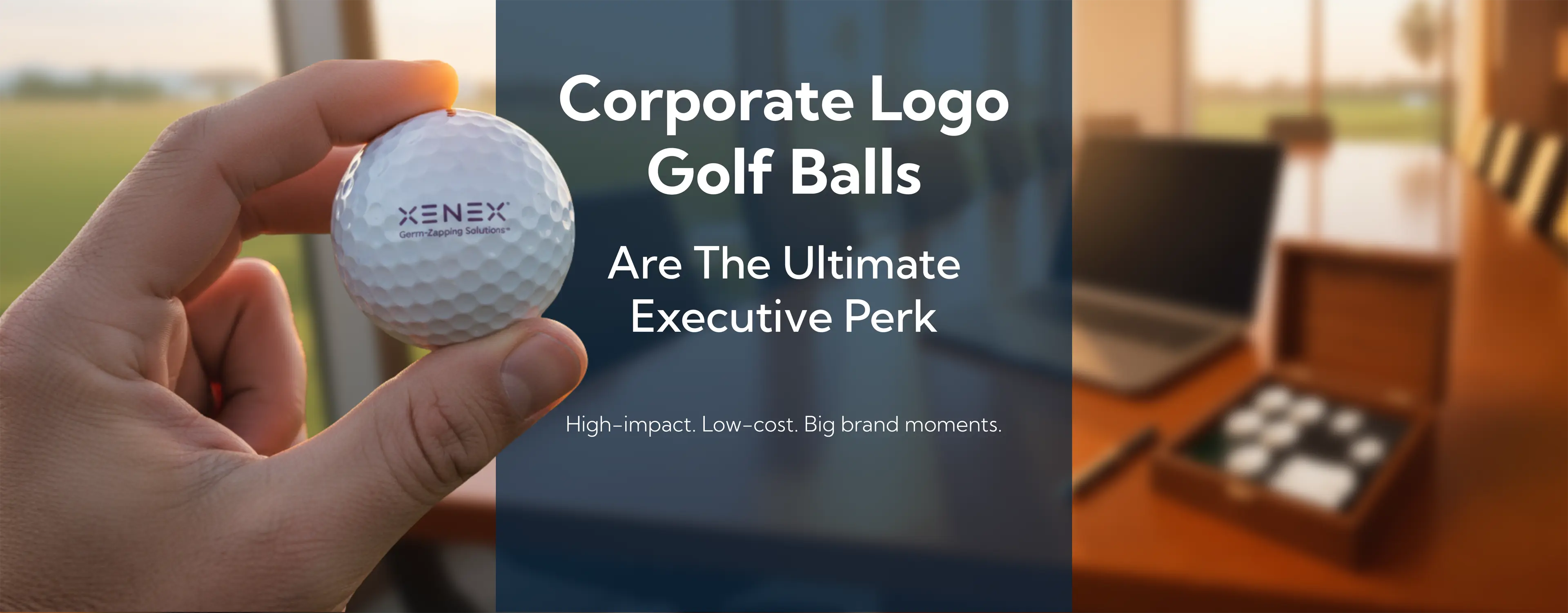 Corporate Logo Golf Balls - Are the Ultimate Executive Perk
