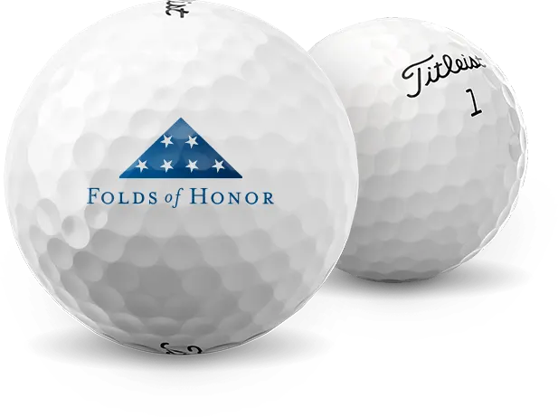 Titleist Balls with Folds of Honor Logo