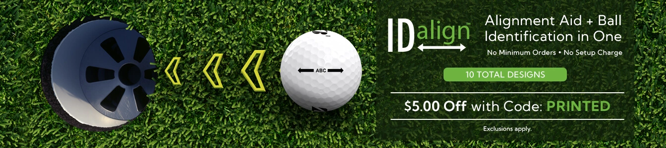 ID Align Golf Balls | Alignment Aid + Ball Identification in One - Get $5.00 Off with code PRINTED