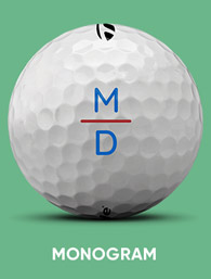 Monogrammed Golf Balls