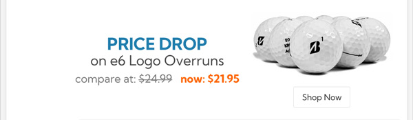 e6 Logo Overrun Golf Balls/e6 Logo Overrun Golf Balls White