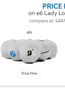Bridgestone e6 Lady Logo Overrun Golf 