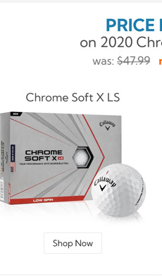 Chrome Soft X LS Golf Balls/Chrome Soft X LS Golf Balls White