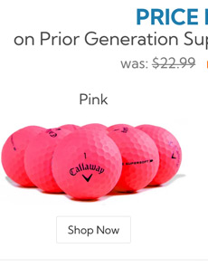 Callaway Golf Prior Generation Supersoft Matte Pink Bulk Golf 