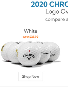 Callaway Golf Chrome Soft Logo Overrun Golf Balls