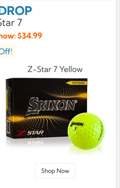 Srixon Z Star 7 Yellow Golf Balls