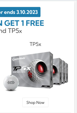 Taylor Made TP5x Golf Balls Buy 3 Get 1 Free