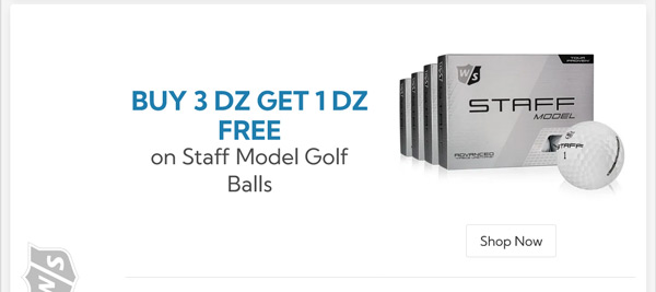 Wilson Staff Staff Model Golf Balls Buy 3 DZ Get 1 DZ Free