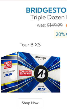 Bridgestone Tour B XS Golf Balls 3 Pack