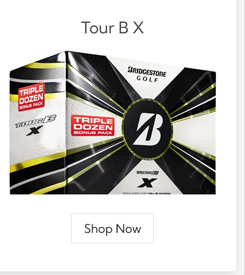 Bridgestone Tour B X Golf Balls 3 Pack